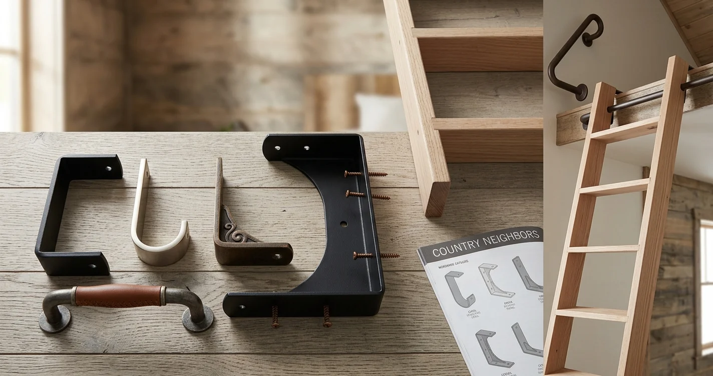 Ladder Stairway Hardware: Choosing the Right Brackets, Bars and Handrails